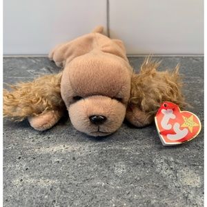 Retired Beanie Baby-Spunky the Cocker Spaniel-Tags